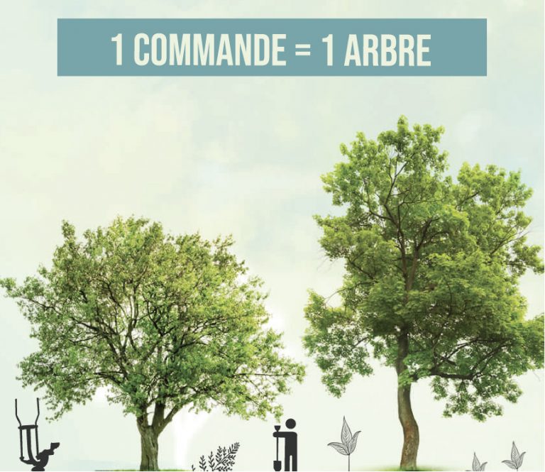 1 arbre planté à chaque commande d’équipement sportif !